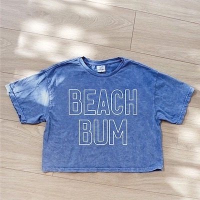 Oat Collective Beach Bum Crop Tee