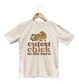 Barefoot Baby Cutest Chick in the Barn Tee