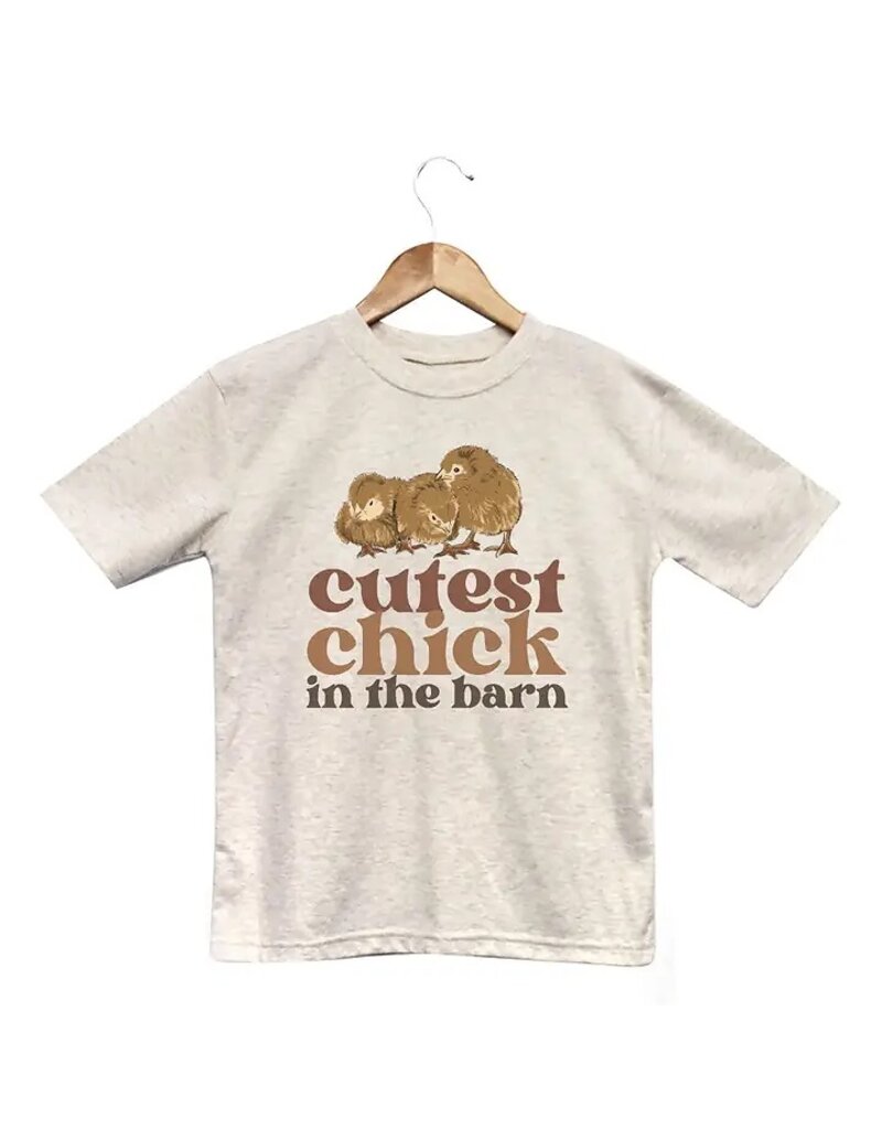 Barefoot Baby Cutest Chick in the Barn Tee