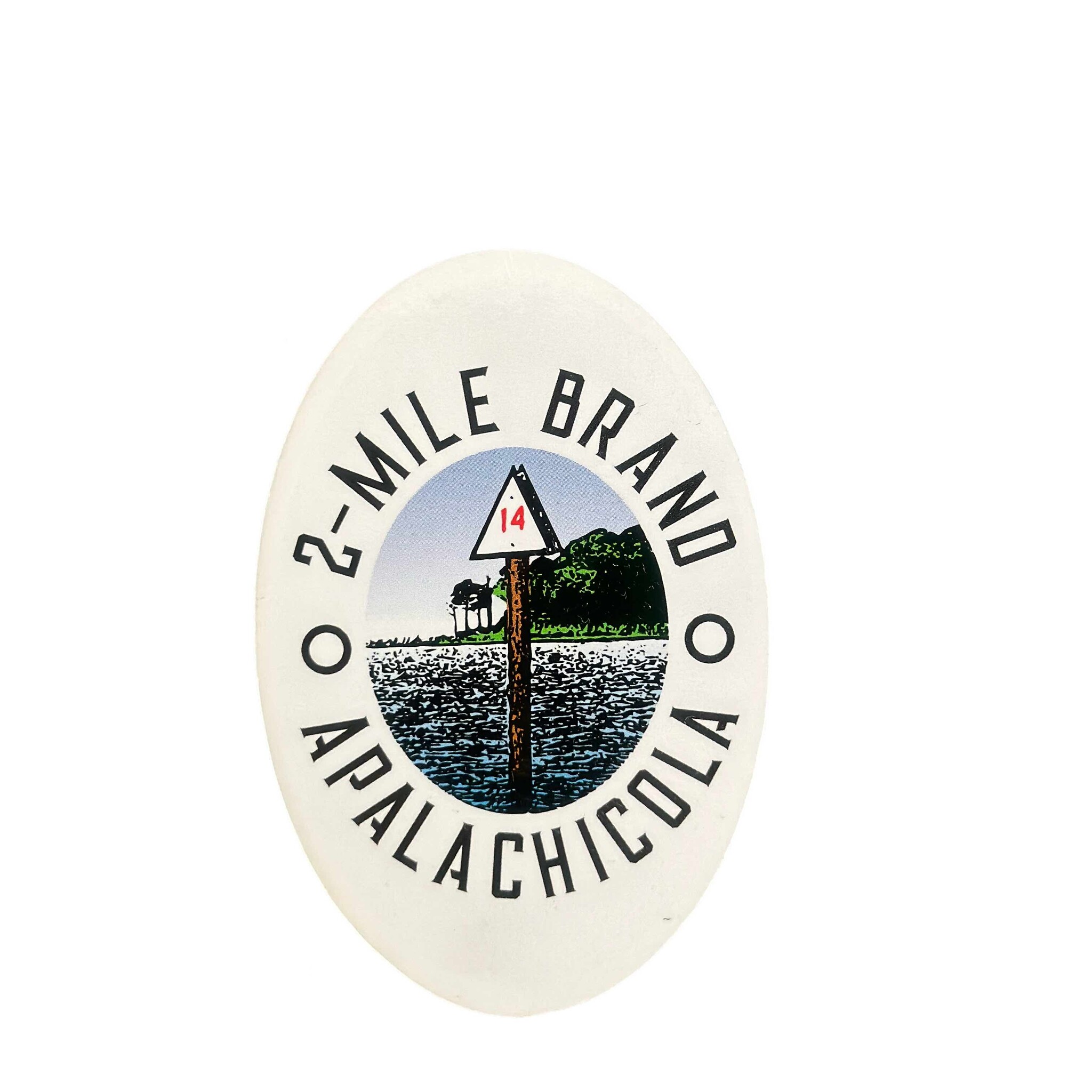 2 Mile Channel Marker Sticker