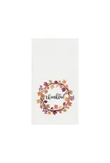 C & F Home Thankful Wreath Kitchen Towel