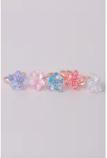 Great Pretenders Boutique Shimmer Flower Rings