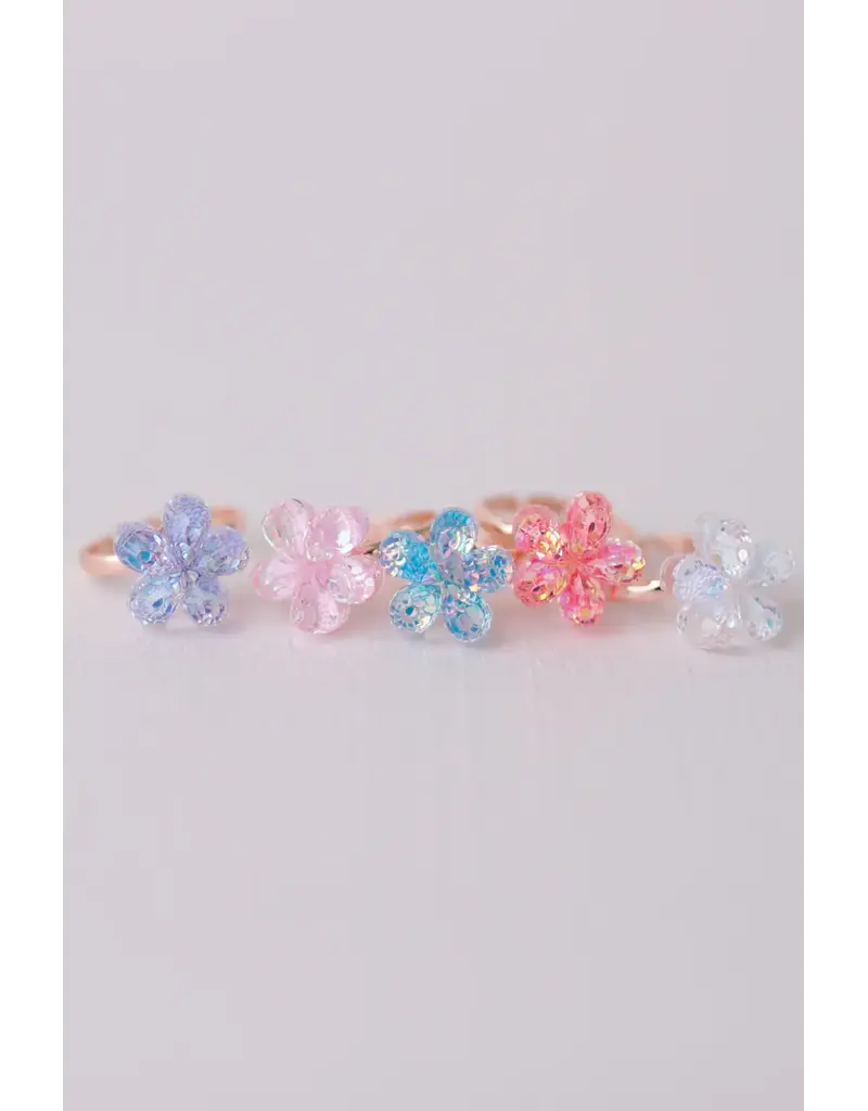 Great Pretenders Boutique Shimmer Flower Rings