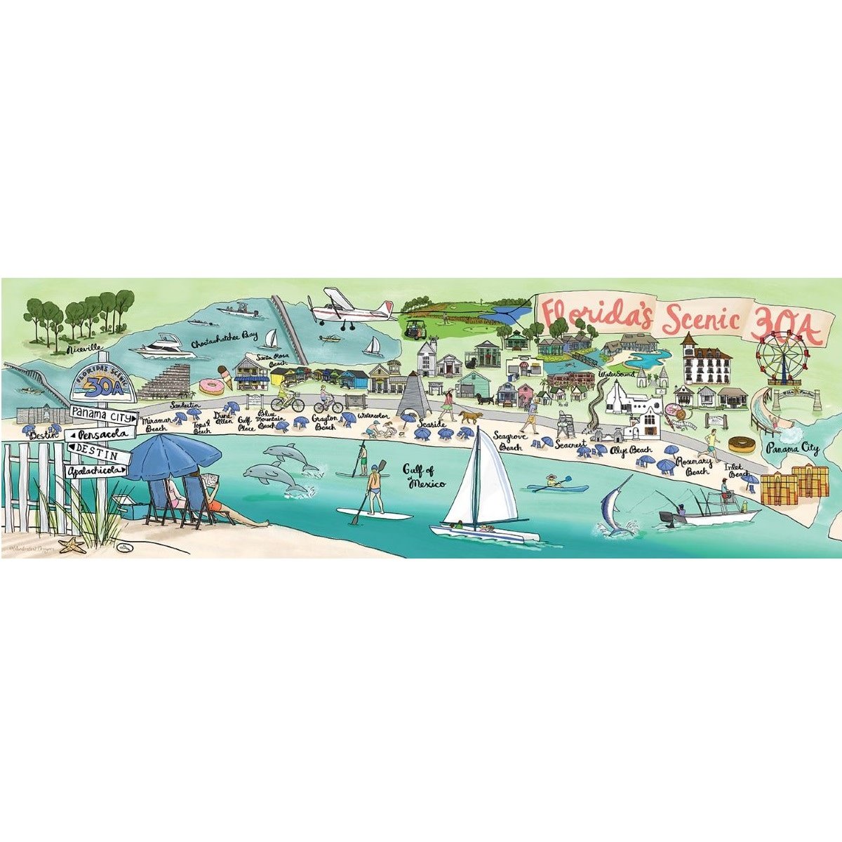 True South Puzzle Florida 30A Puzzle