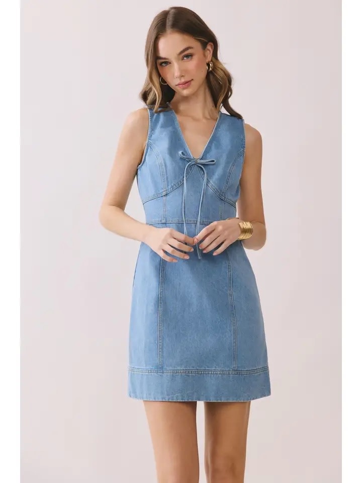 Pretty Follies Denim Darling Dress