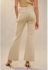 Blue B Petal Party Jean - Washed Sand