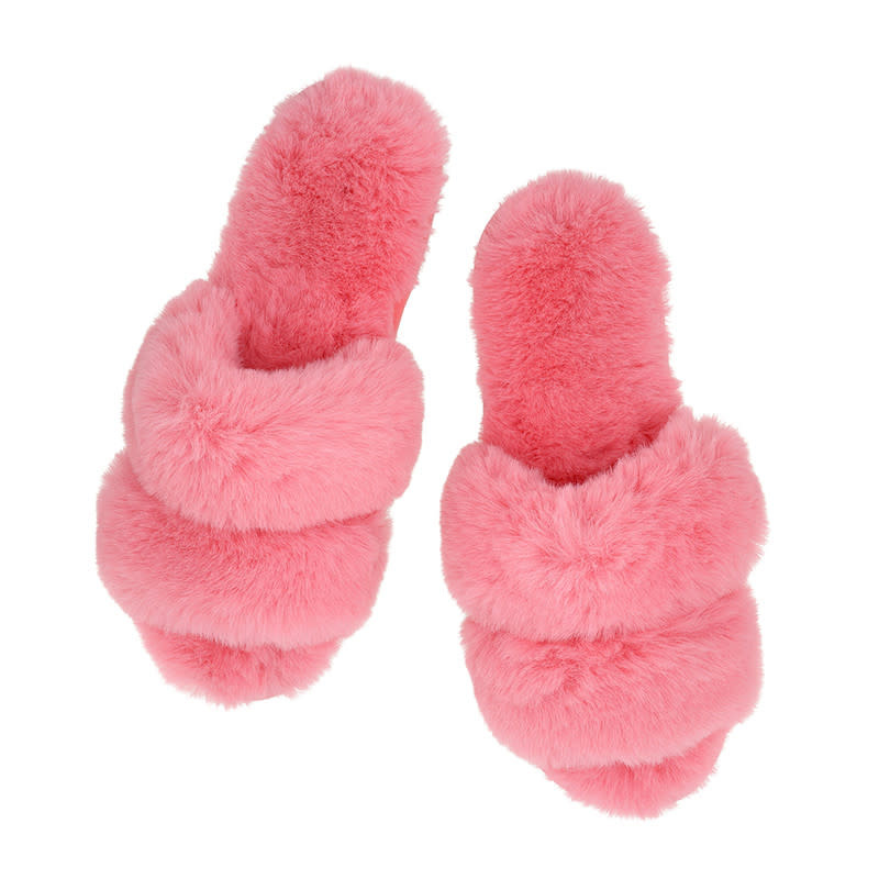 Bella Sleep & Spa Plush Slippers - Double Band