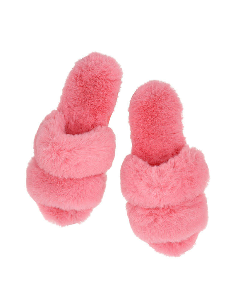 Bella Sleep & Spa Plush Slippers - Double Band