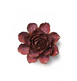 Chive Ceramic Flower - Dewberry Camellia
