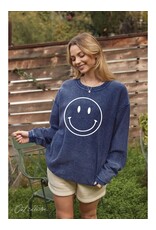 Oat Collective Smiley Vintage Pullover
