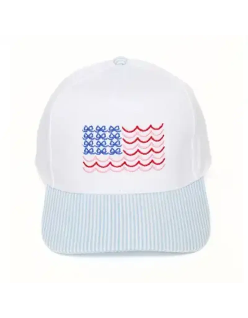 David & Young Americana USA Flag Cap Blue