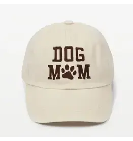David & Young Beige Dog Mom Cap