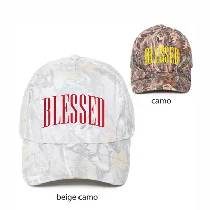 David & Young Blessed Camo Cap Beige