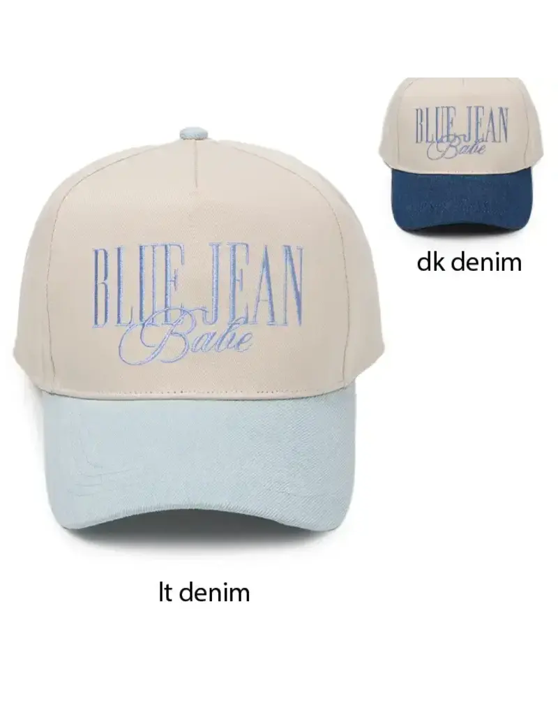 David & Young Blue Jean Babe Cap Light Denim