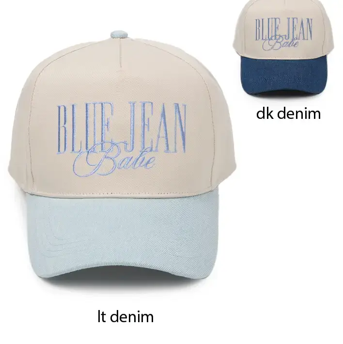 David & Young Blue Jean Babe Cap Light Denim