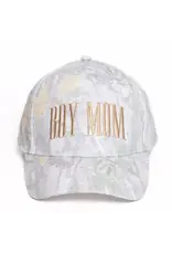David & Young Boy Mom Camo Cap