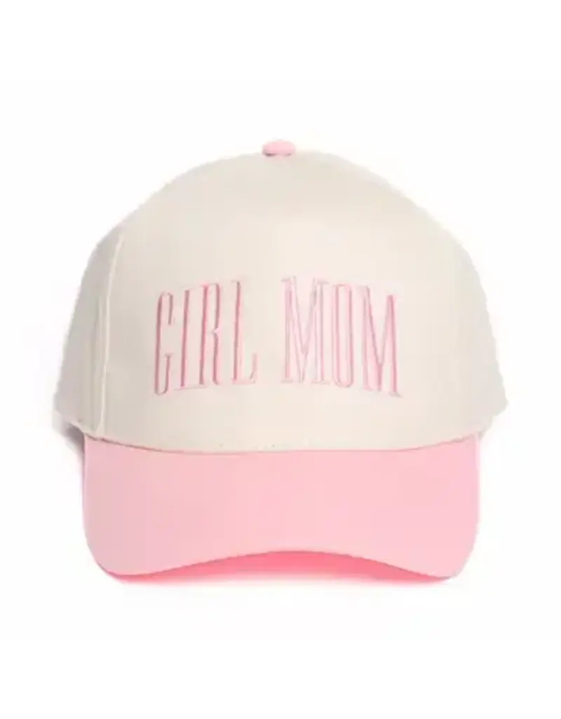 David & Young Girl Mom Two-Tone Cap Pink