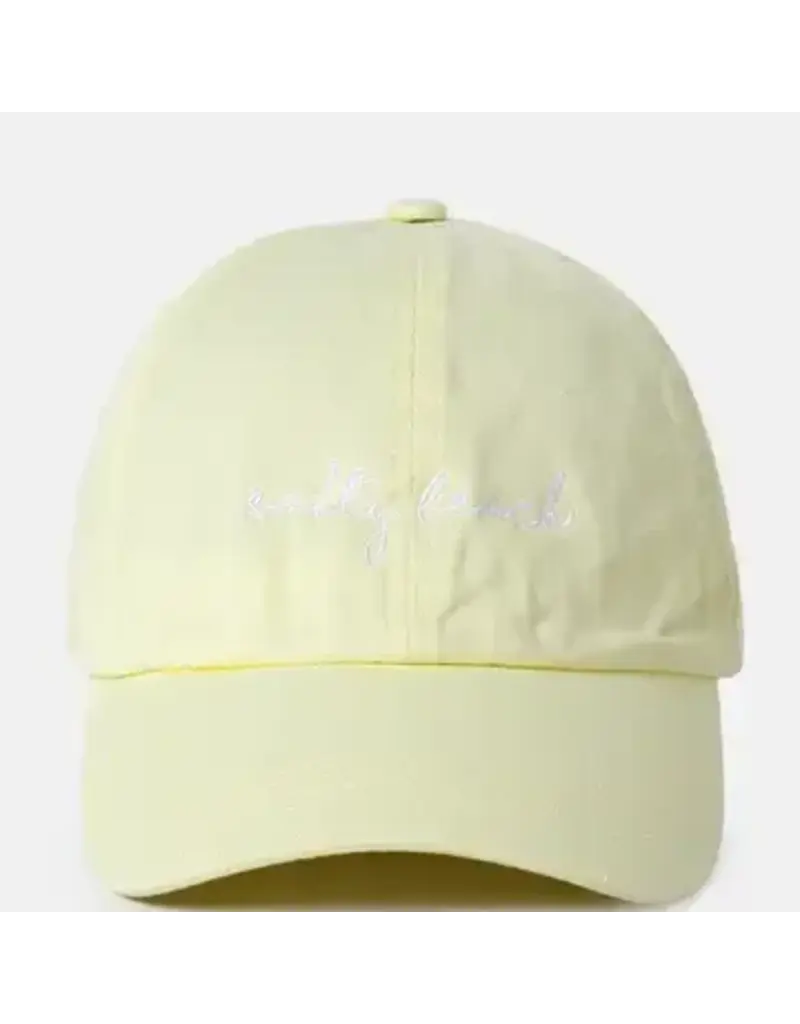 David & Young Salty Beach Pale Yellow Cap