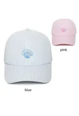 David & Young Sea Shell Striped Cap