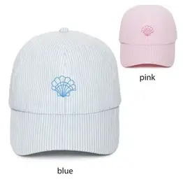 David & Young Sea Shell Striped Cap