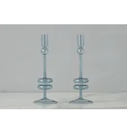 EtuHome Glass Candlestick Medium