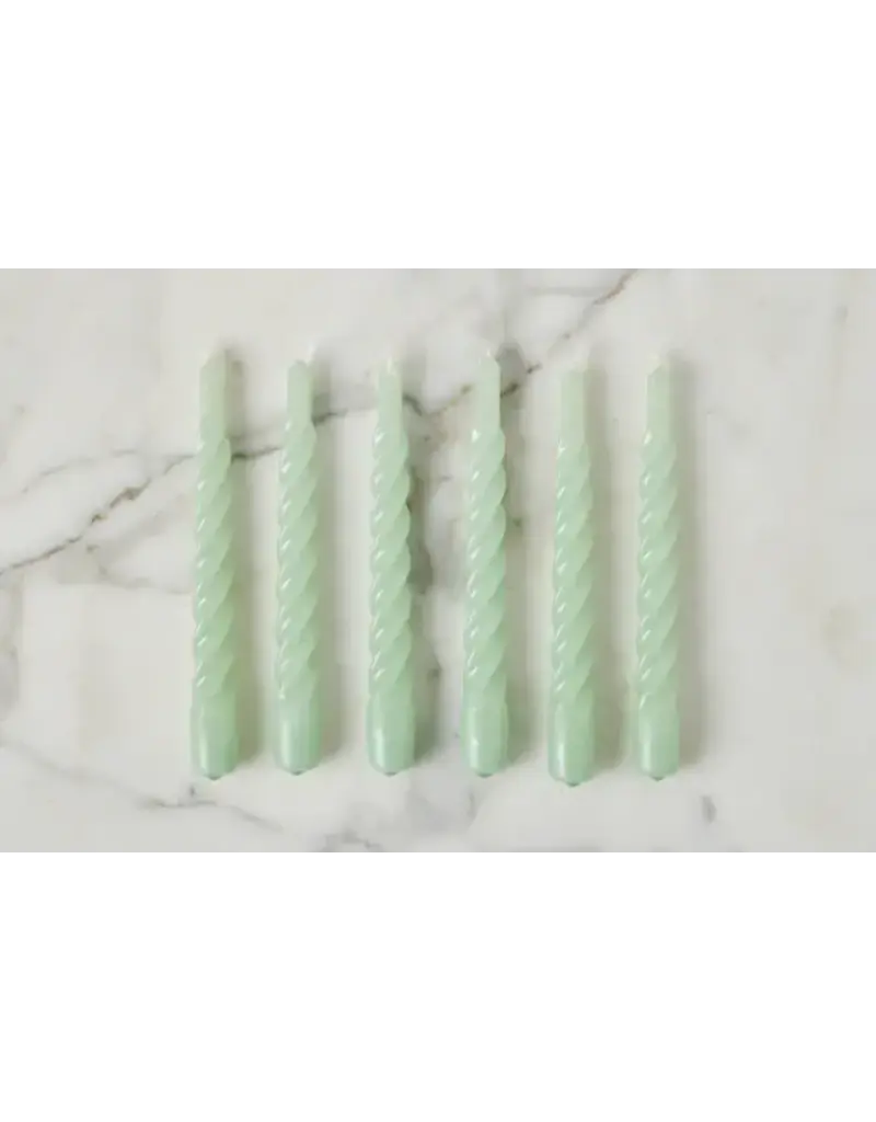 EtuHome Lacquered Twisted Taper Candles