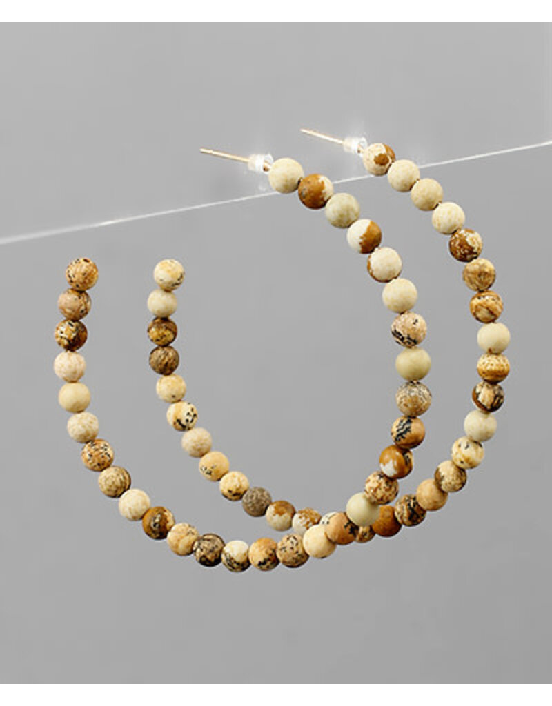 Golden Stella Aurora Beads Earrings