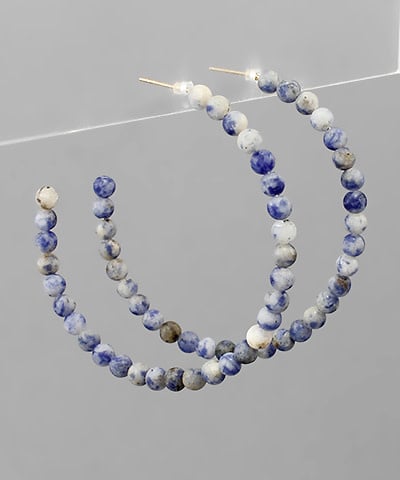 Golden Stella Aurora Beads Earrings