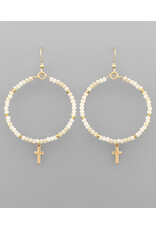 Golden Stella Beaded Faithful Earrings