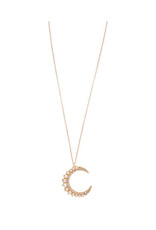 Golden Stella Lunar Glow Pearl Necklace