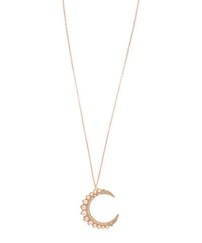 Golden Stella Lunar Glow Pearl Necklace