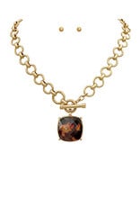 Golden Stella Molasses Twist Necklace