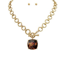 Golden Stella Molasses Twist Necklace