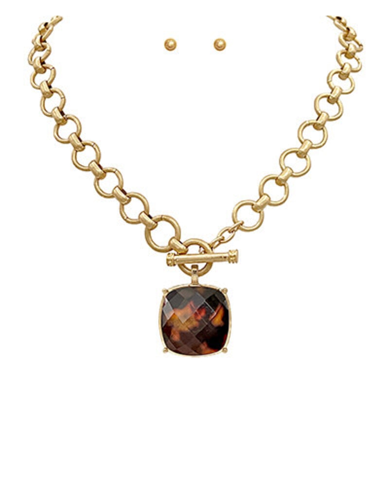 Golden Stella Molasses Twist Necklace