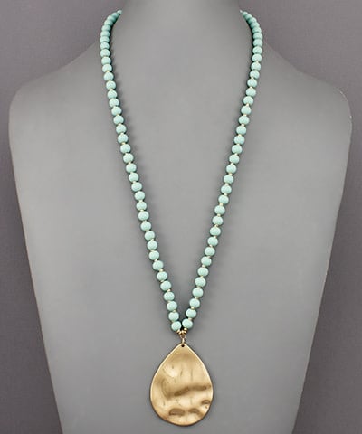 Golden Stella Seafoam Whisper Necklace