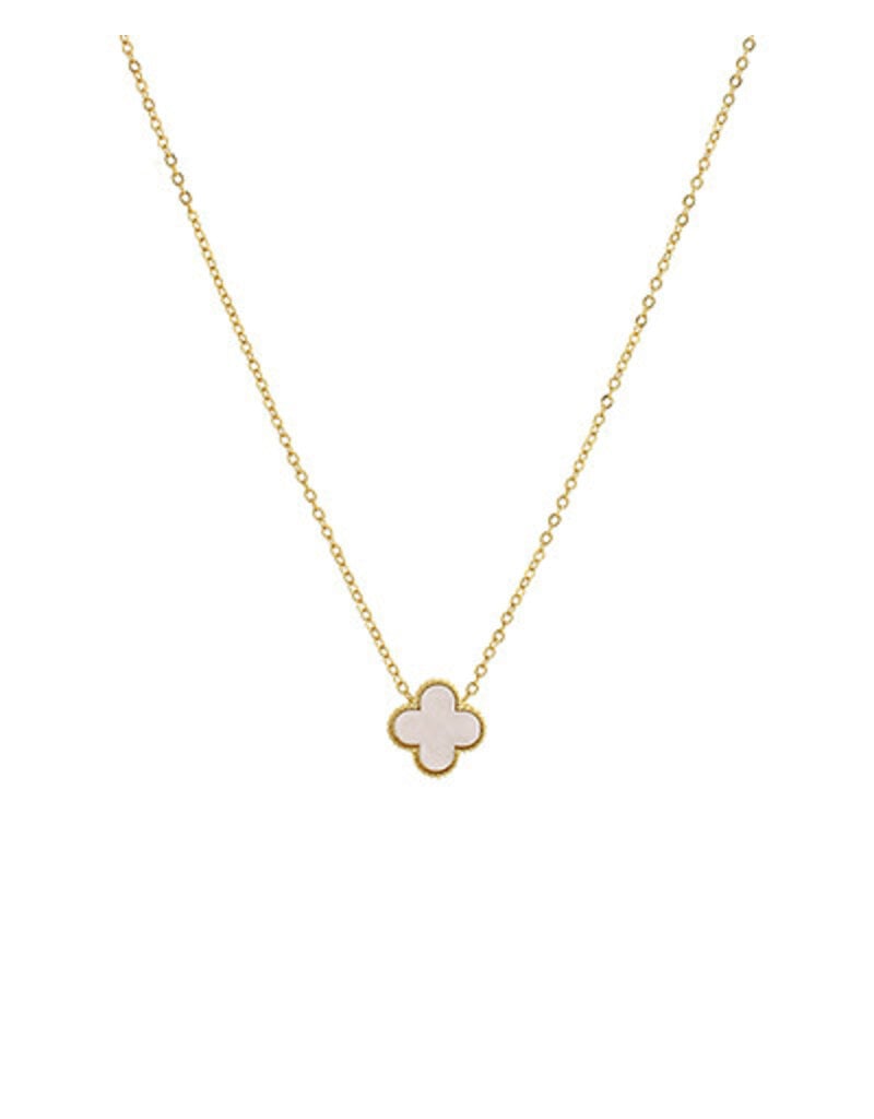 Golden Stella Shamrock Shine Necklace