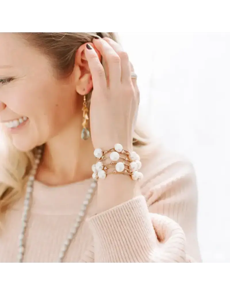 Grit & Grace Goldbug Long Pearl Necklace/Bracelet