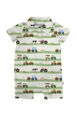 Goosies Farm Stripes Polo Romper