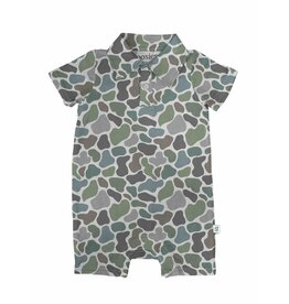 Goosies Camo Polo Romper