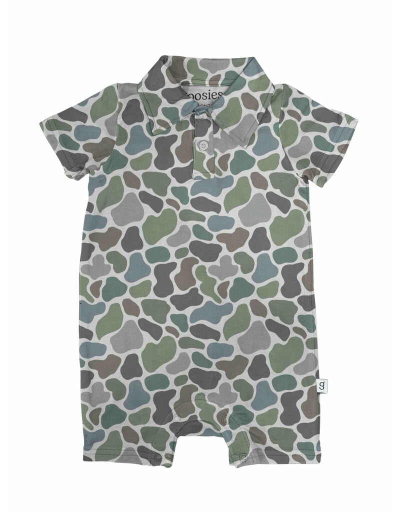 Goosies Camo Polo Romper