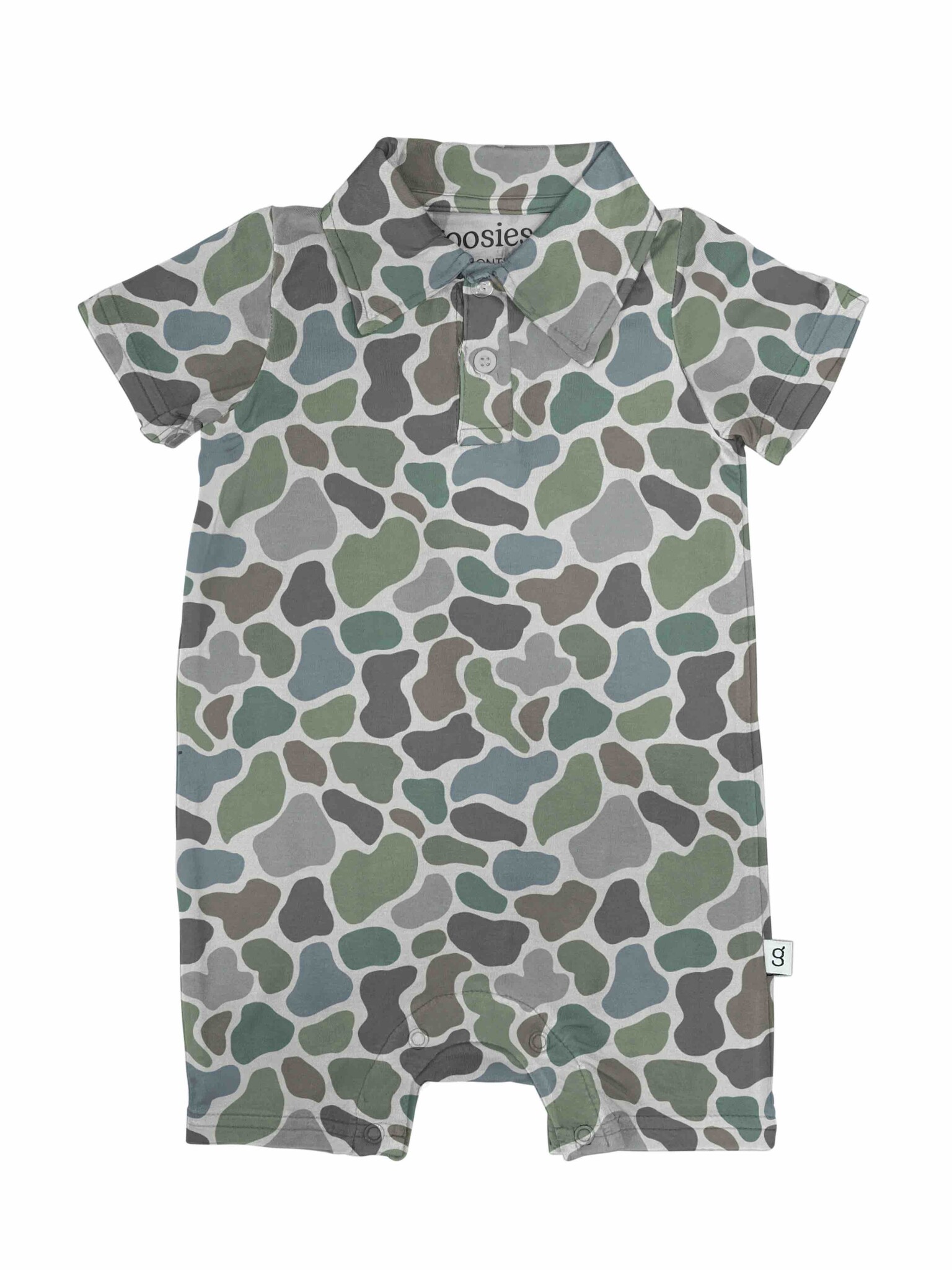 Goosies Camo Polo Romper