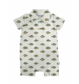 Goosies Lake Fish Polo Romper