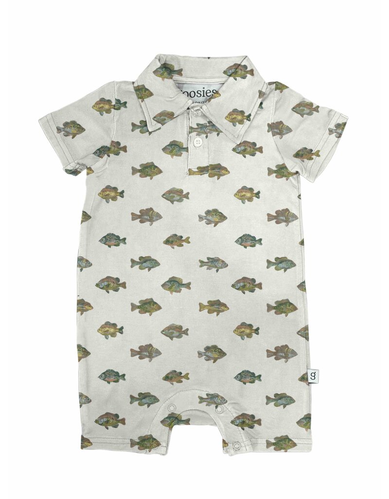 Goosies Lake Fish Polo Romper