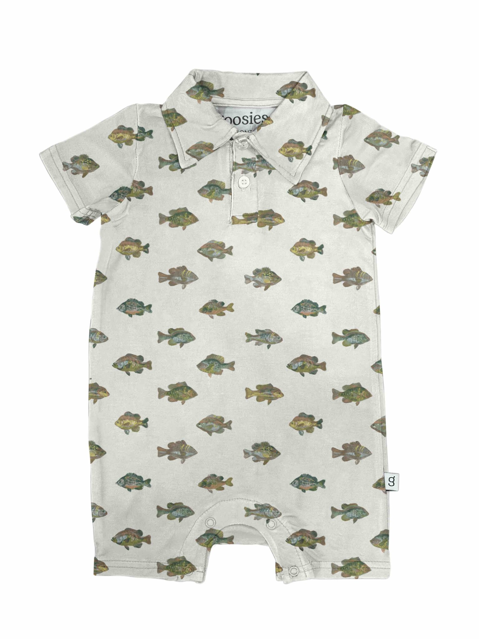 Goosies Lake Fish Polo Romper