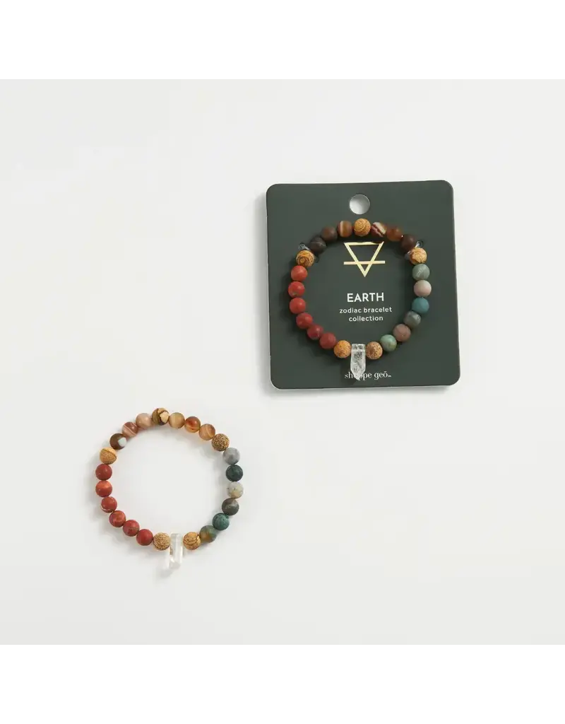 Geo Central Zodiac Crystal Bead Bracelet