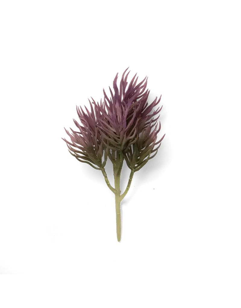 Chive Premium Artificial Succulent Coral Succulent Cluster