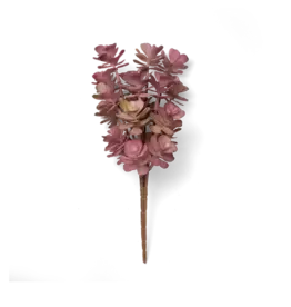 Chive Premium Artificial Succulent Pink Succulent Bush
