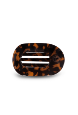 Teleties Small Flat Round Clip - Neutrals