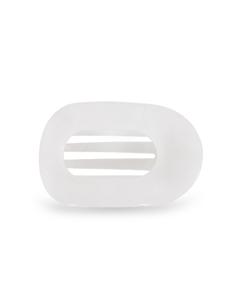 Teleties Medium Flat Round Clip - Neutrals