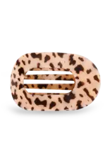Teleties Medium Flat Round Clip - Neutrals
